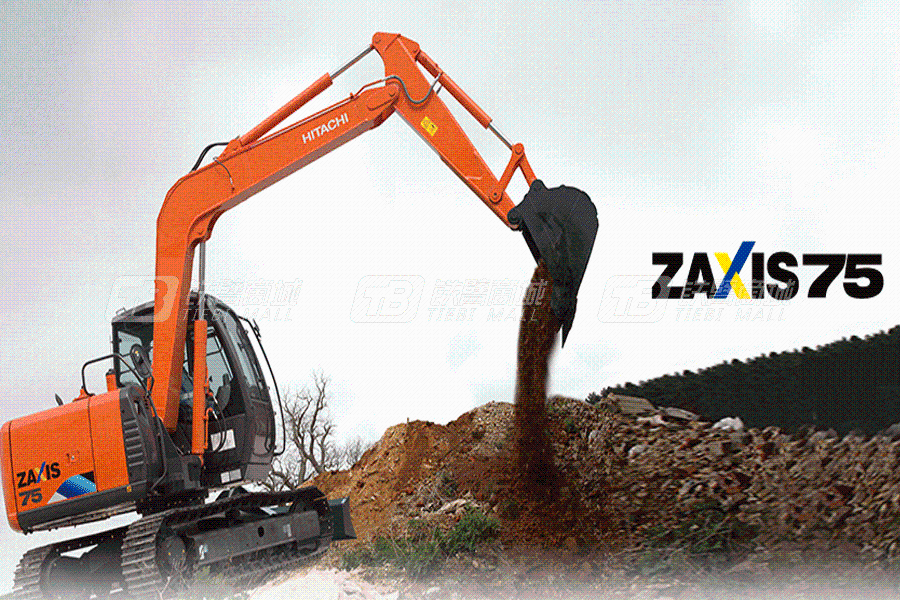 日立ZX75-5A履带挖掘机