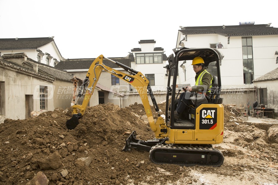 卡特彼勒新一代CAT®301.5小型液压挖掘机外观图