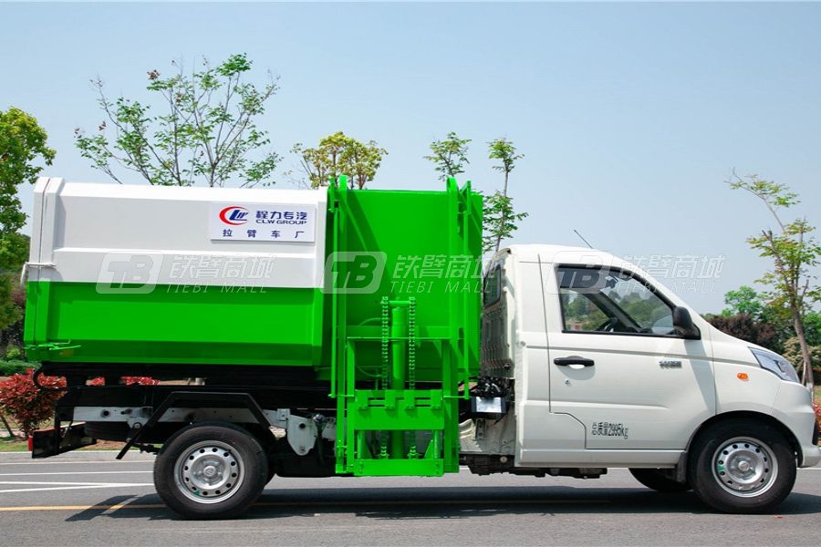 程力专汽CLW5030ZZZB6威牌自装卸式垃圾车CLW5030ZZZB6外观图