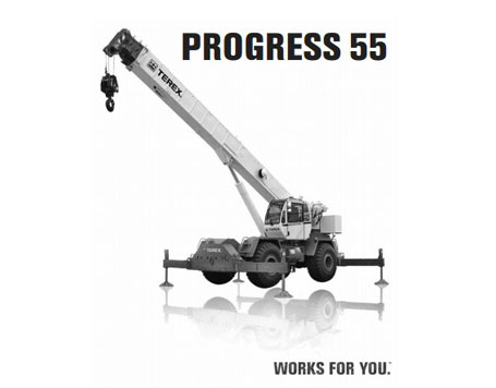 特雷克斯Progress 55汽车起重机外观图