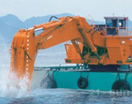 日立EX1200-6船上挖掘机