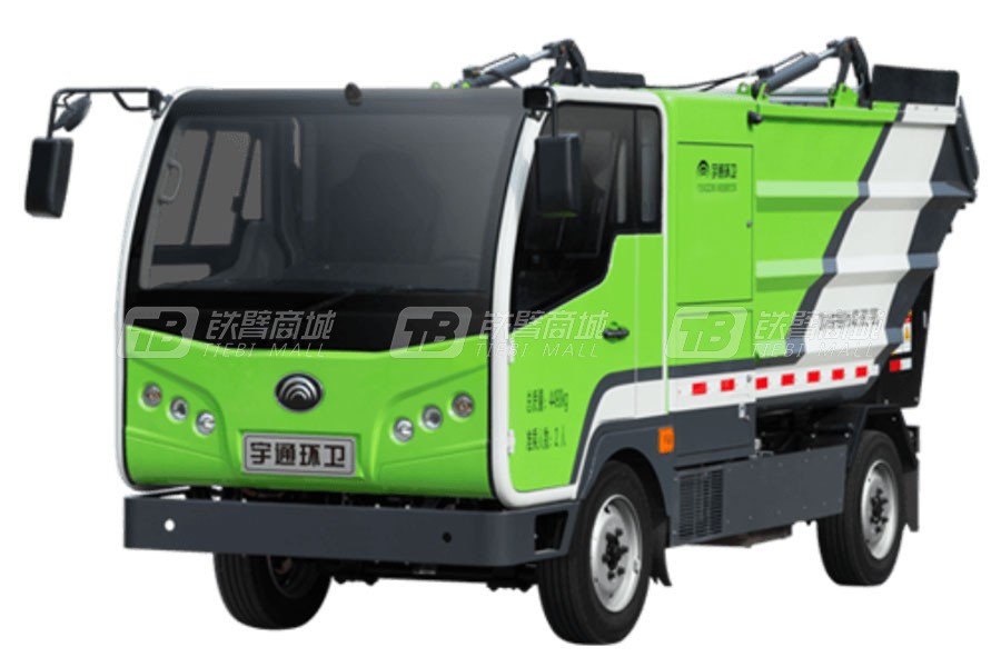 宇通环卫YTZ5040ZZZZ3BEV纯电动自装卸式垃圾车外观图