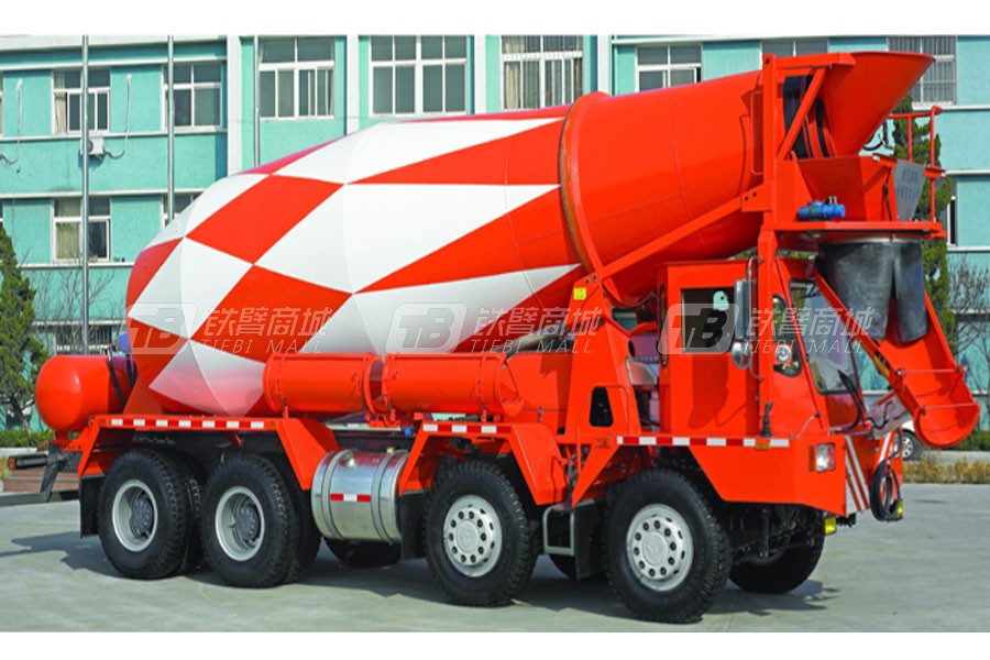 中国重汽 QDZ5321GJBQ混凝土搅拌运输车外观图