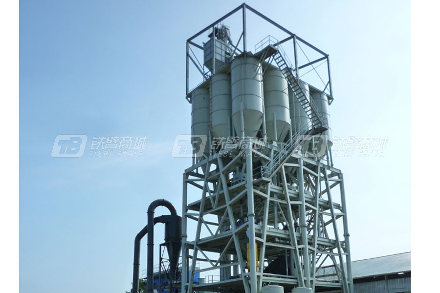 陕西科尼乐GSW4000塔楼式干粉砂浆生产线图片