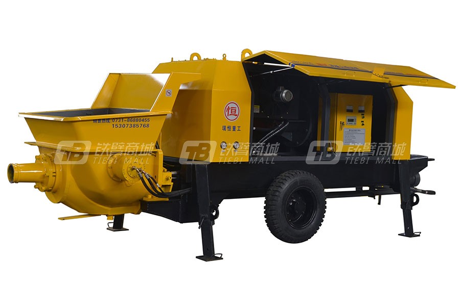 瑞恒重工RH1620-HBT80E-181拖式混凝土输送泵