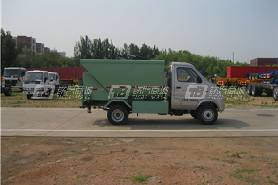 中集车辆ZJV5030ZZZHBS5自卸式垃圾车外观图