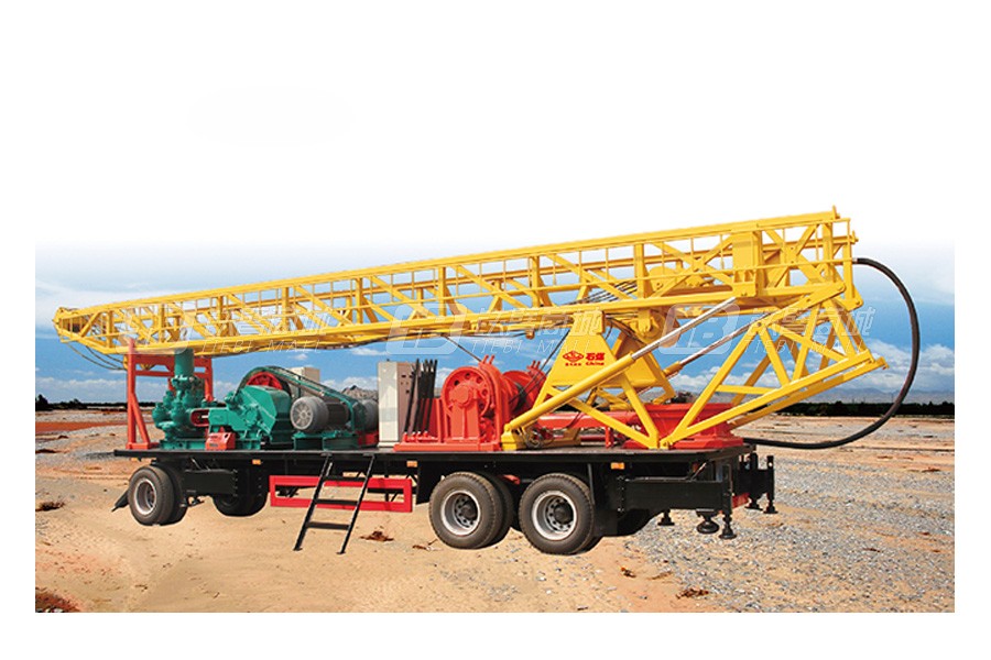 石煤SPT-1500拖车钻机图片