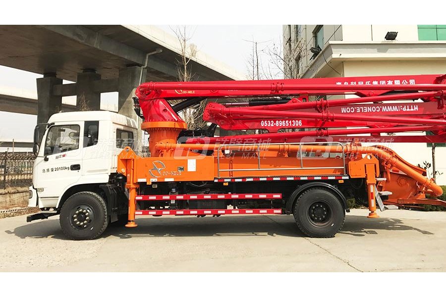青岛科尼乐EQ5200GLVJ东风神宇30米混凝土泵车