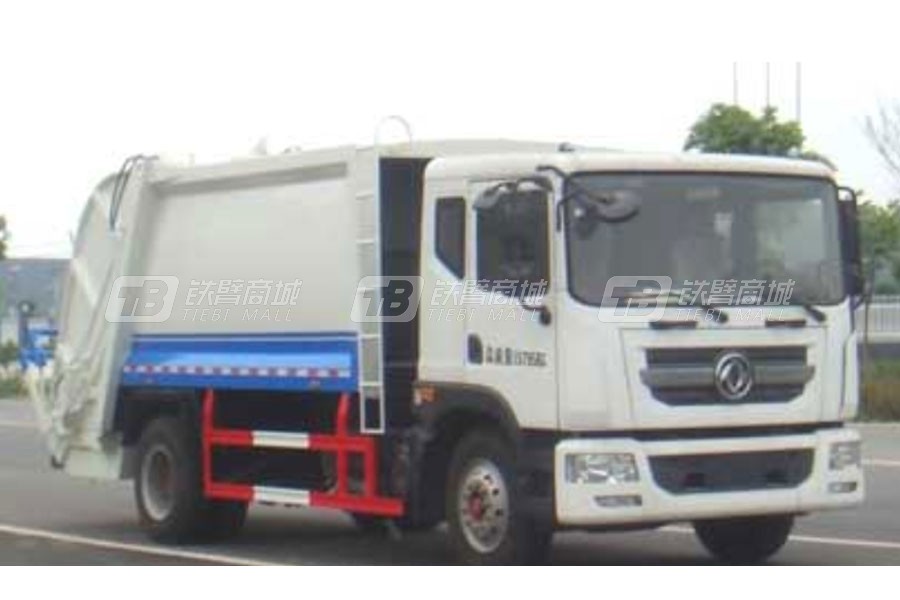 江特东风D9压缩式垃圾车（上户6.6吨）外观图