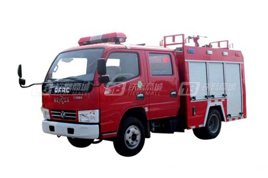 江特东风蓝牌（2.6米轴距）消防车外观图