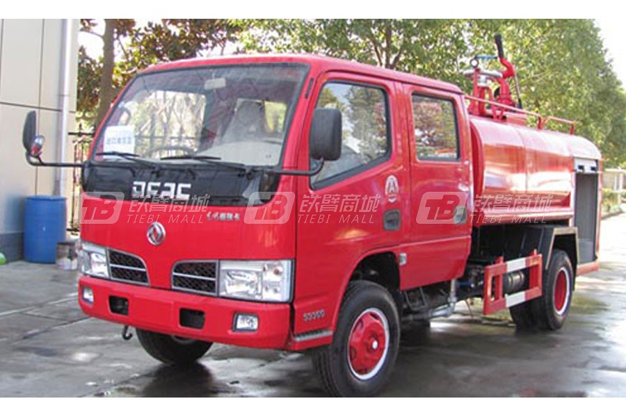 江特东风双排3.28吨消防洒水车