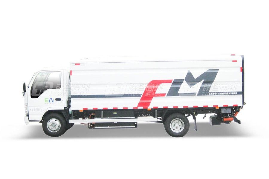 福龙马FLM5070XTYQLBEV纯电动桶装垃圾运输车
