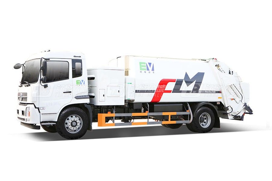 福龙马FLM5181ZYSDFBEVK纯电动压缩式垃圾车外观图
