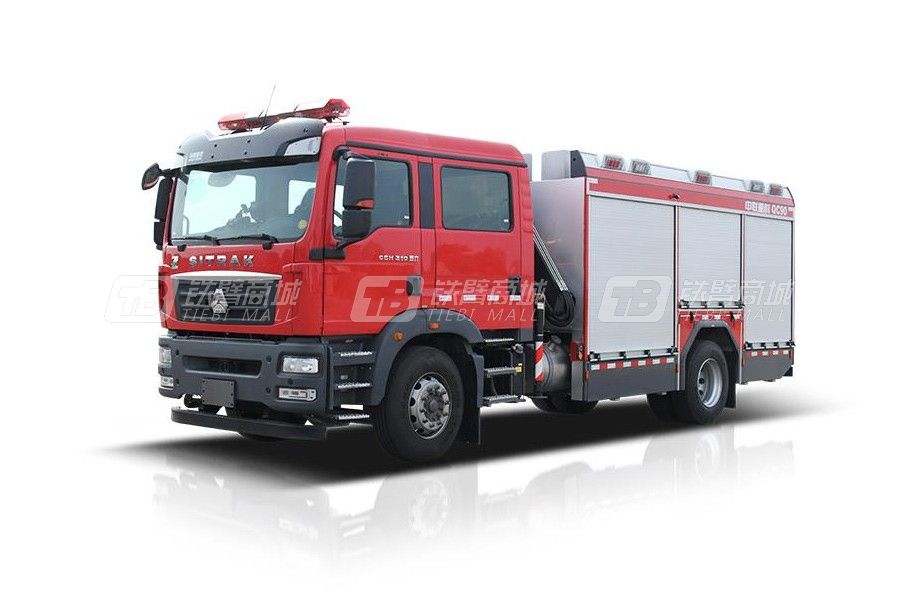 中联重科ZLF5160TXFQC90器材消防车外观图