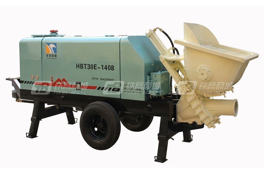 英特HBT30E-1408车载式混凝土泵