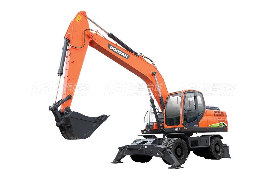 斗山DX210W-10轮式挖掘机