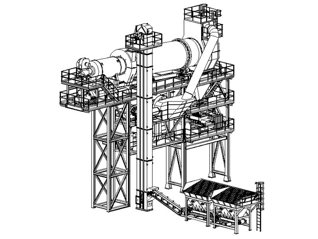 山推建友LB3000-5F L5F沥青混合料搅拌站沥青搅拌站