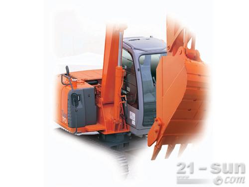 日立ZX70挖掘机机型展示外观图