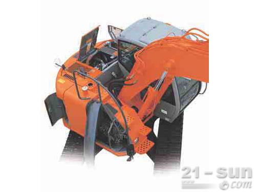 日立ZX135US挖掘机机型展示外观图