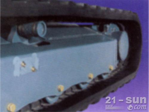 洋马ViO75-B挖掘机履带架外观图