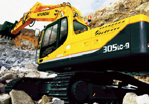 现代R305LC-9挖掘机